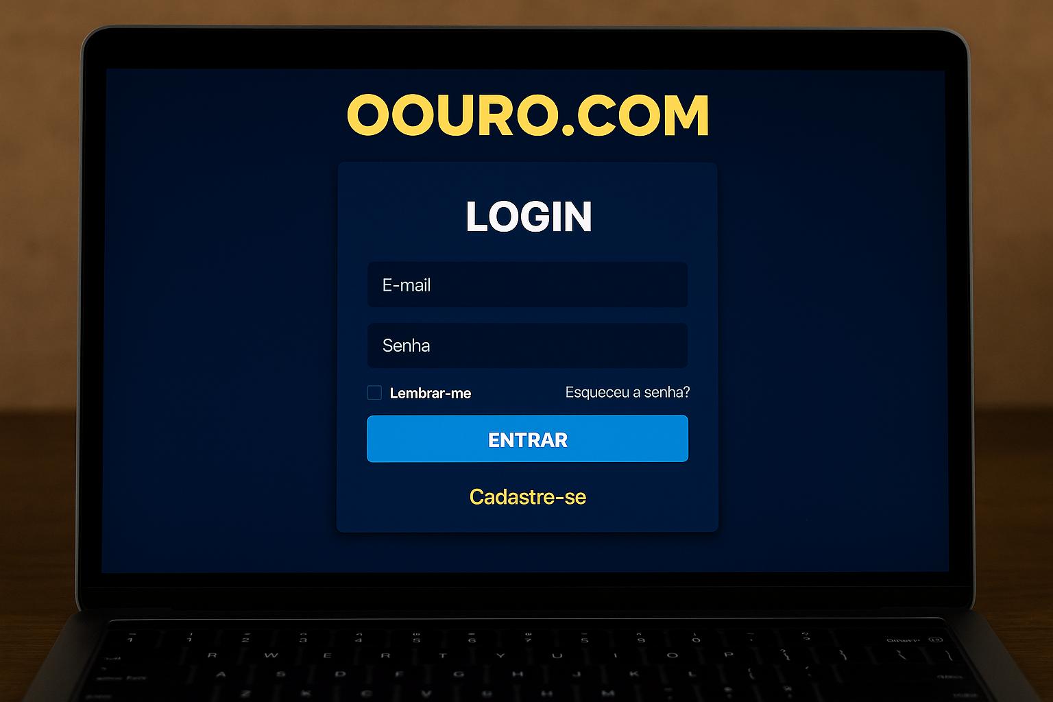 Registro na OOURO.COM   Garante Acesso a uma Vasta Seleção de jogo